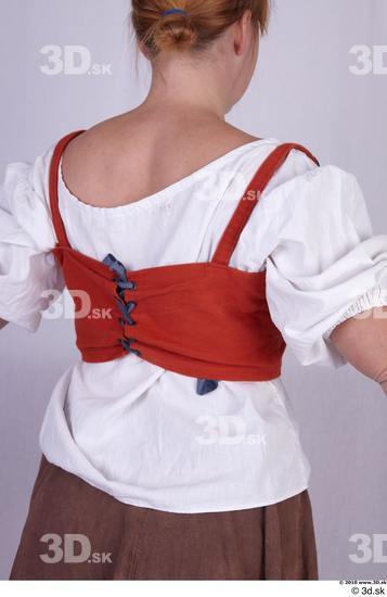 Upper Body Woman White Historical Jacket Costume photo references