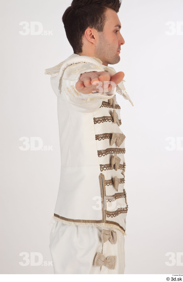 Upper Body Man White Jacket Costume photo references