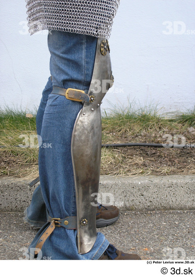 Woman White Army Historical Jeans Studio photo references