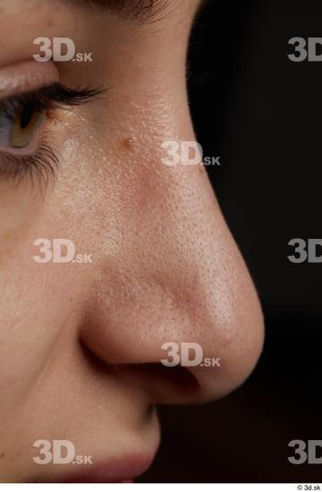 Face Nose Head Skin Woman Slim Studio photo references