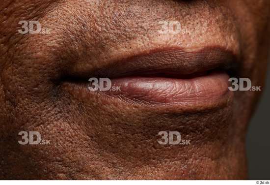 Face Mouth Skin Man Black Slim Studio photo references