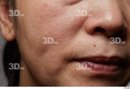 Face Mouth Nose Cheek Skin Woman Asian Studio photo references