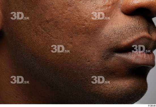 Face Mouth Cheek Skin Man Black Scar Studio photo references