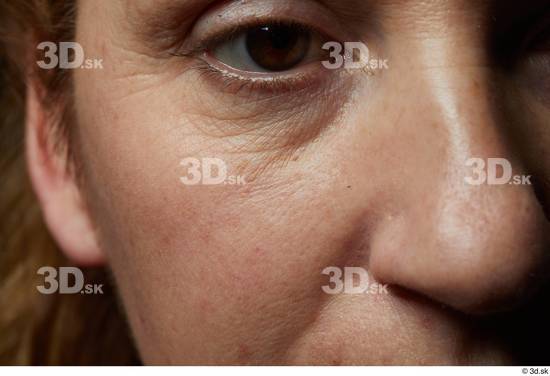 Eye Face Nose Cheek Skin Woman White Wrinkles Studio photo references