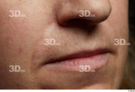 Face Mouth Nose Skin Woman White Wrinkles Studio photo references