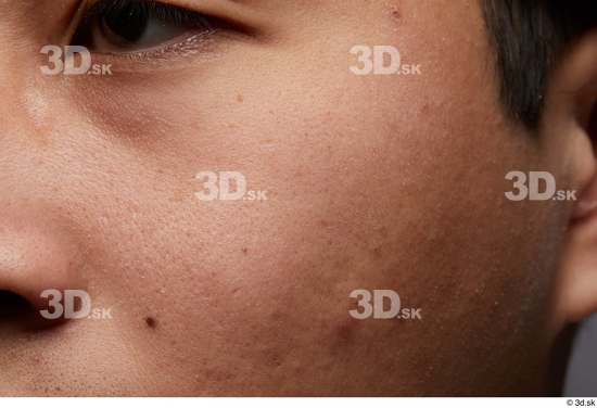 Face Cheek Skin Man Asian Studio photo references