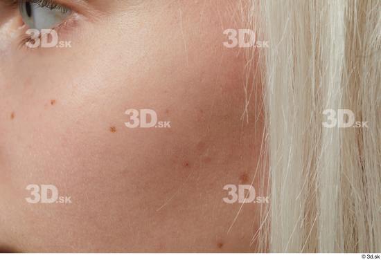 Face Cheek Skin Woman White Studio photo references