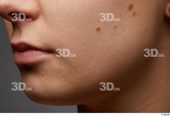 Face Mouth Cheek Skin Woman White Studio photo references