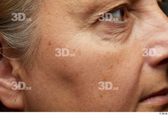 Eye Mouth Cheek Skin Woman White Chubby Wrinkles Studio photo references