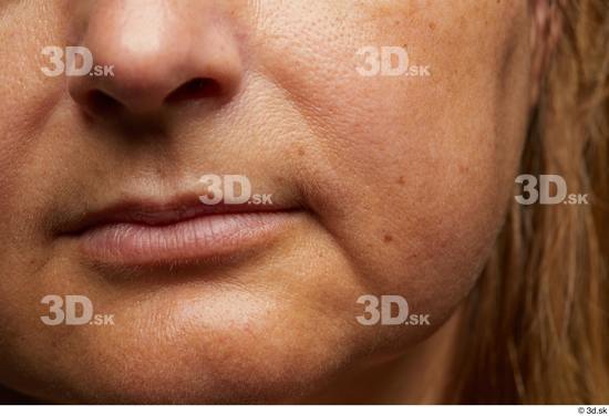 Mouth Nose Cheek Skin Woman White Chubby Studio photo references