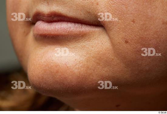 Mouth Skin Woman White Chubby Studio photo references