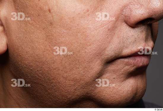 Face Man Chubby Face Skin Textures Indian