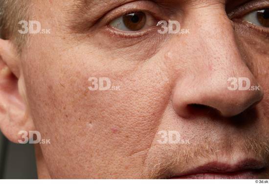 Face Skin Man White Scar Wrinkles Studio photo references