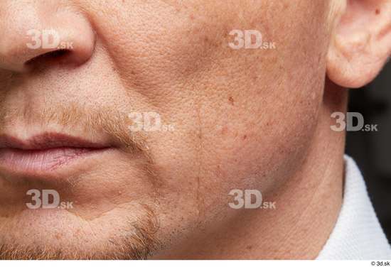 Face Mouth Cheek Skin Man White Bearded Studio photo references