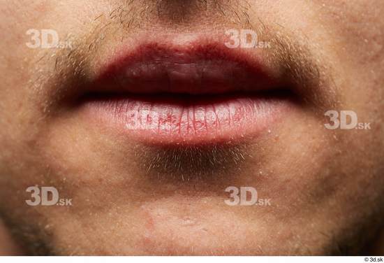 Face Mouth Skin Man White Slim Studio photo references