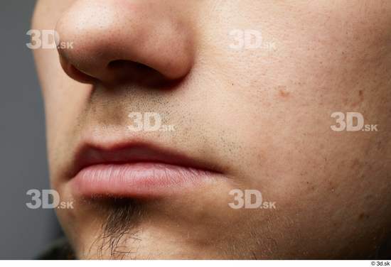 Face Mouth Nose Skin Man White Slim Studio photo references