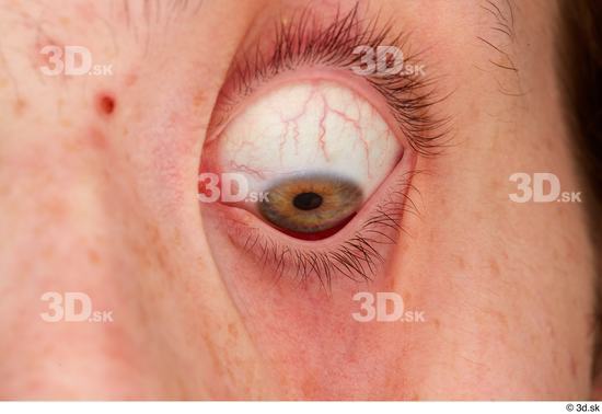 Eye Skin Man White Studio photo references