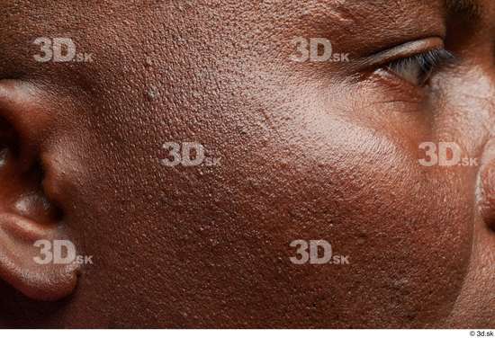 Eye Face Cheek Ear Skin Man Black Chubby Studio photo references