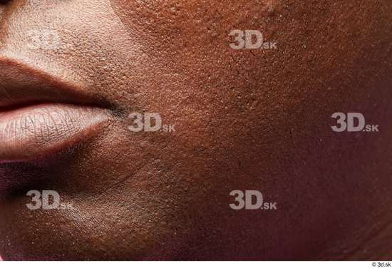 Face Mouth Cheek Skin Man Black Chubby Studio photo references