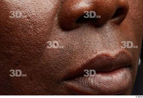 Face Mouth Nose Cheek Skin Man Black Chubby Studio photo references