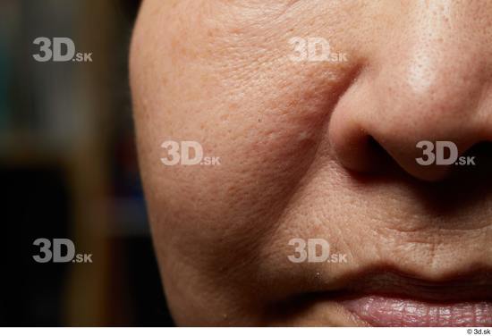 Face Nose Skin Woman Asian Chubby Studio photo references