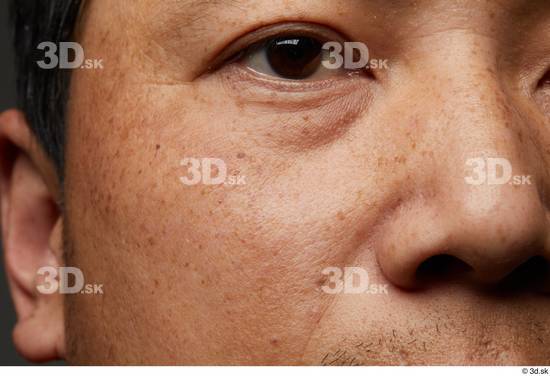 Eye Face Nose Cheek Skin Man Asian Slim Studio photo references