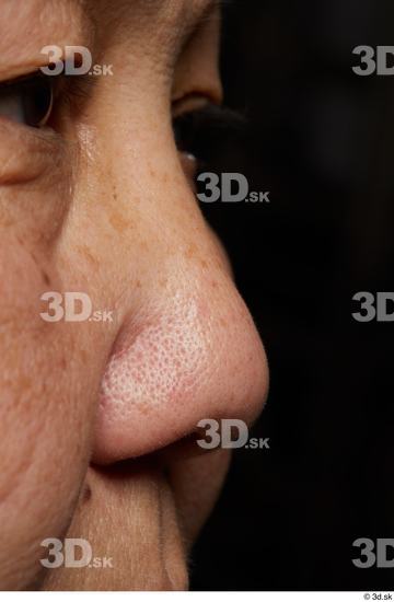 Face Nose Skin Woman Asian Chubby Wrinkles Studio photo references