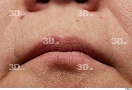 Face Mouth Skin Woman Asian Chubby Wrinkles Studio photo references