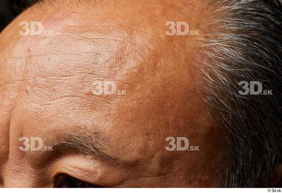 Face Skin Man Asian Wrinkles Studio photo references