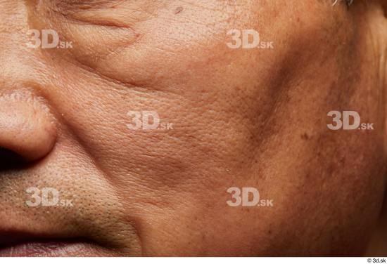 Face Mouth Cheek Skin Man Asian Wrinkles Studio photo references