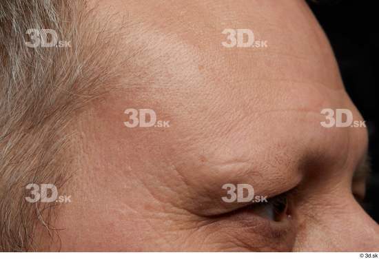 Face Skin Man White Chubby Wrinkles Studio photo references