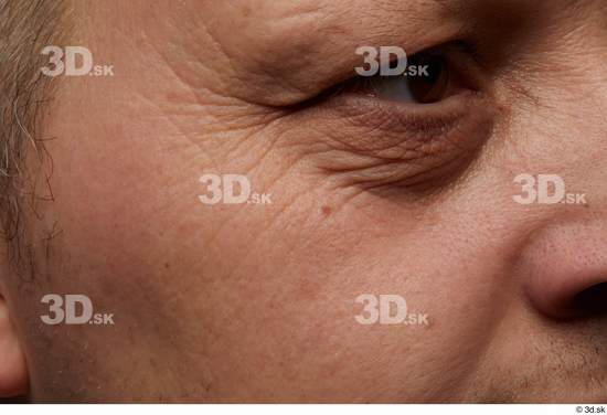 Eye Face Cheek Skin Man White Chubby Wrinkles Studio photo references