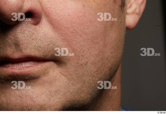Face Mouth Cheek Skin Man White Athletic Studio photo references