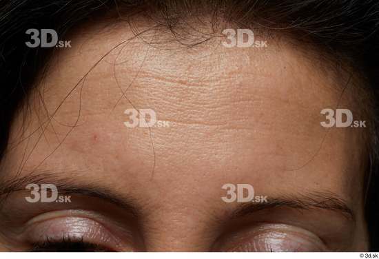 Face Skin Woman Slim Wrinkles Studio photo references