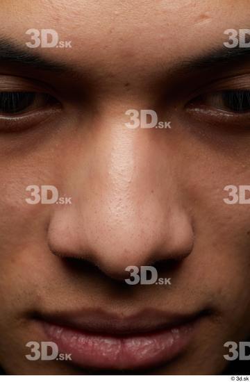 Nose Skin Man Asian Slim Studio photo references