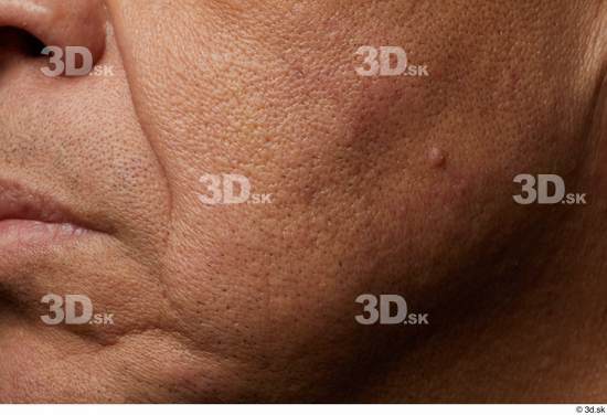 Face Cheek Skin Man Slim Wrinkles Studio photo references