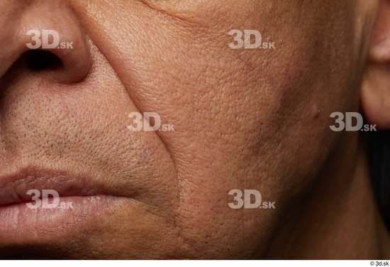 Face Mouth Cheek Skin Man Slim Wrinkles Studio photo references