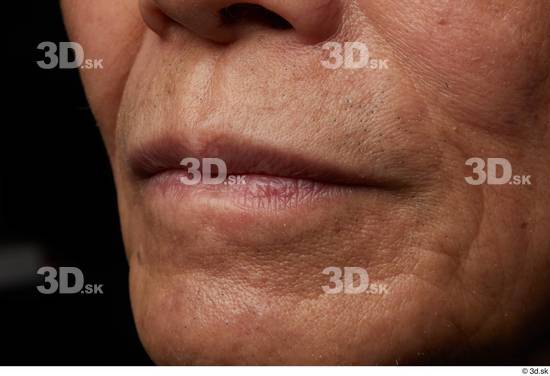 Face Mouth Skin Man Asian Slim Wrinkles Studio photo references