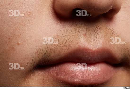 Face Mouth Skin Man Asian Studio photo references