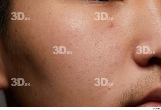 Face Cheek Skin Man Asian Studio photo references