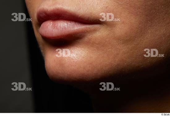 Face Mouth Skin Woman White Chubby Studio photo references