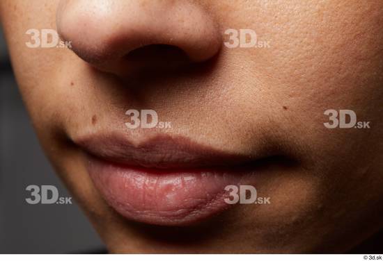 Face Mouth Nose Skin Woman Black Slim Studio photo references