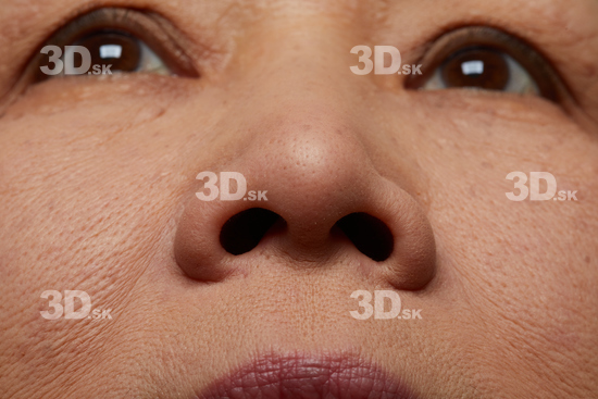 Face Mouth Nose Skin Woman Asian Slim Wrinkles Studio photo references