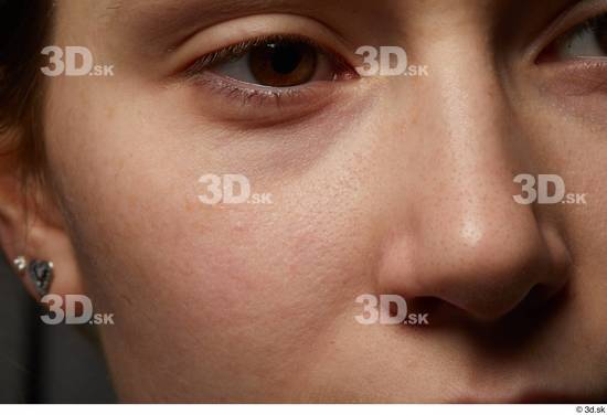 Eye Face Nose Cheek Skin Woman White Slim Studio photo references