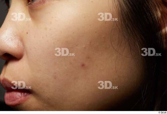 Face Mouth Cheek Hair Skin Woman Asian Slim Studio photo references