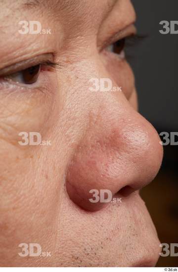 Face Nose Skin Man Asian Slim Wrinkles Studio photo references