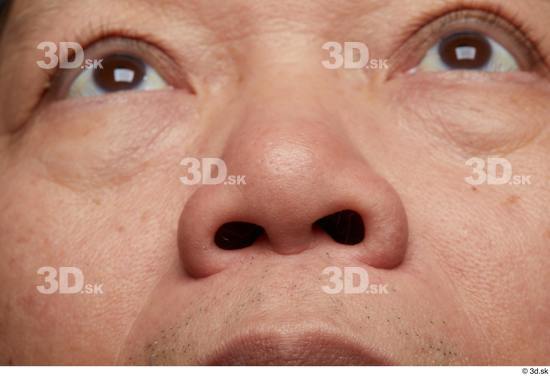 Face Nose Skin Man Asian Slim Wrinkles Studio photo references