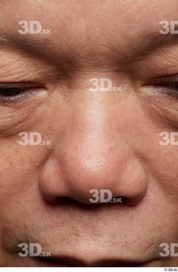 Face Nose Skin Man Asian Slim Wrinkles Studio photo references