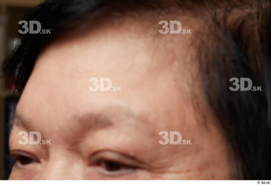 Face Skin Man Asian Slim Wrinkles Studio photo references