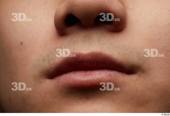 Face Mouth Nose Skin Man Asian Slim Studio photo references